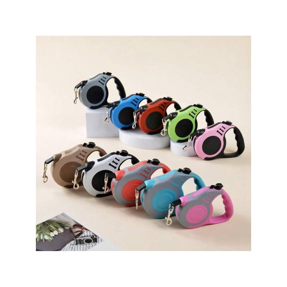 1pc Pet Retractable Leash, Bone-Shaped Dog Walking Leash, Adjustable Length, Comfortable Handle for Safe Walks