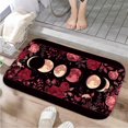 thumbnail image 1 of 1pc The Phases of the Moon Absorbent Non-Slip Bathroom Thickened Flannel Rug Decor,Soft,Quick Drying,Suitable For Indoor/outdoor Use,Bathrooms,Bedrooms,Kitchens,Terrace,Laundry Rooms,16"x24", 1 of 9