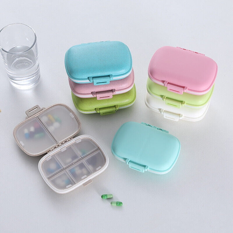 1pc- Pill box, portable dispensing medicine box, meal seal