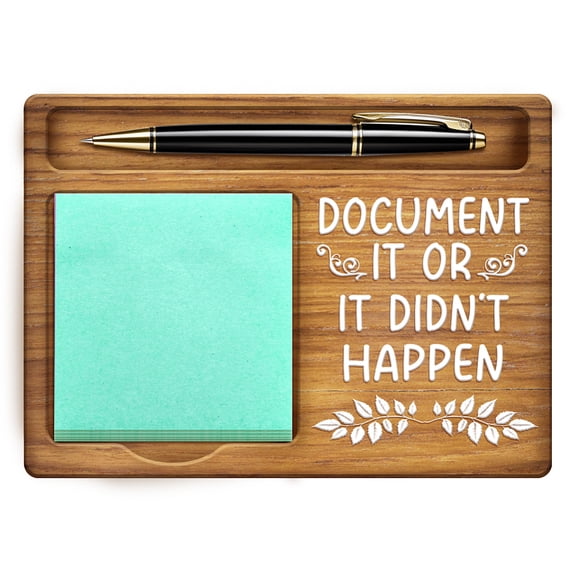 1pc Pine Wood Memo Holders Sticky Holder Rectangle Letter 165x120x15mm