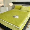 1pc Plain Bed Cover Warm Fitted Sheet for Winter fundas de colchón