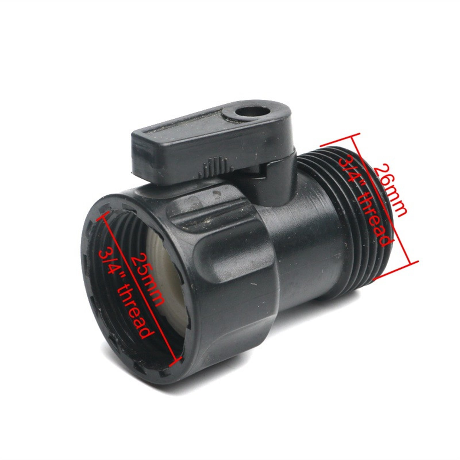 1pc Plastic Garden Quick Connector With Valve Watering Hose Extend Adapter Prolong Hose Fittings Switch
