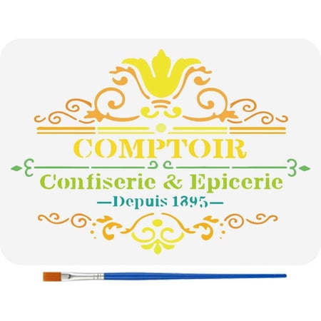 1pc Plastic Hollow Out Drawing Painting Stencils Templates for Painting on Scrapbook Fabric Tiles Floor Furniture Wood Word 29.7x21cm