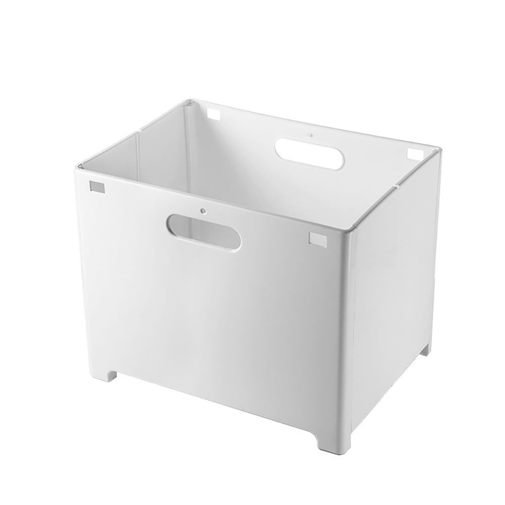 1pc Plastic Laundry Basket Wall Mount Dirty Clothes Container Sundries