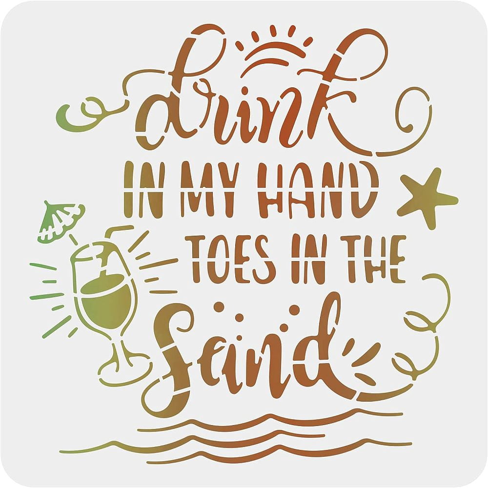 1pc Plastic Reusable Drawing Painting Stencils Templates for Painting ...