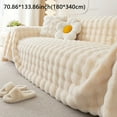 thumbnail image 1 of 1pc Plush Soft Sofa Cover - Anti-Scratch, Stain Resistant, Easy Clean, Breathable, Durable - Perfect for Bedroom, Office, Living Room, Home Decor Protection, 1 of 1