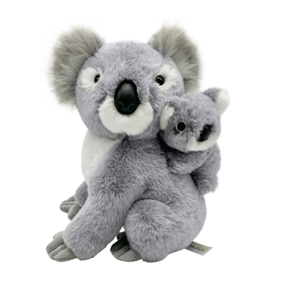 1pc Plush Toy, 11 Inch Koala with Leaf, Cute Cartoon Animal forHolding, Soft Stuffed Koala Doll for Children Kids Birthday Gift Decor