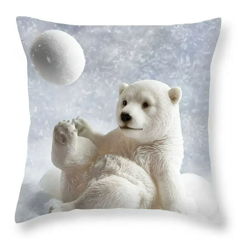 Polar bear pillow case top