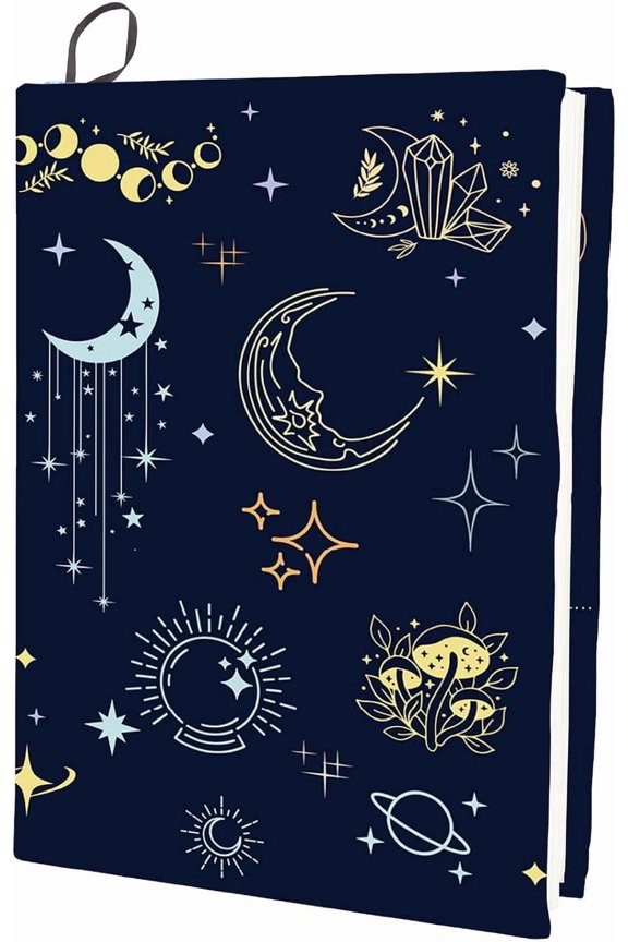 1pc Polyester Book Covers Elastic Notebook Wraps Rectangle Tarot 400x250mm