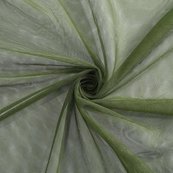 1pc Polyester Mesh Fabric for Mosquito Net & Clothing Accessories Dark Olive Green 2000x1600mm