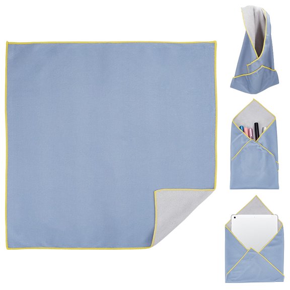 1pc Polyester Storage Cloth Steel Blue 450x450x1.5mm Polyester