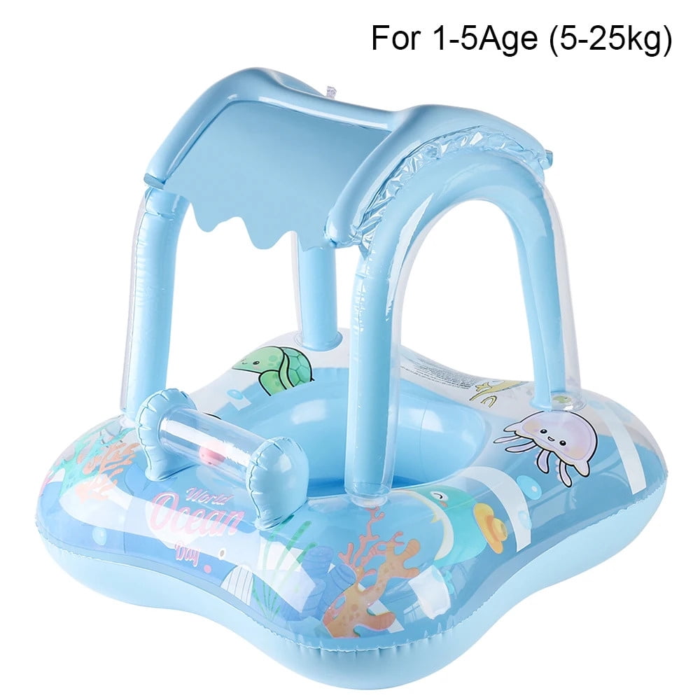 1pc Pool floats with canopy for Kids, Toddler Infant Pool Float for ...