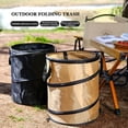 thumbnail image 1 of 1pc Pop-up Trash Can, Outdoor Portable Camping Folding Trash Can Camping Trash Can Gardening Garden Garbage Bag Garden Leaf Buck, 1 of 6