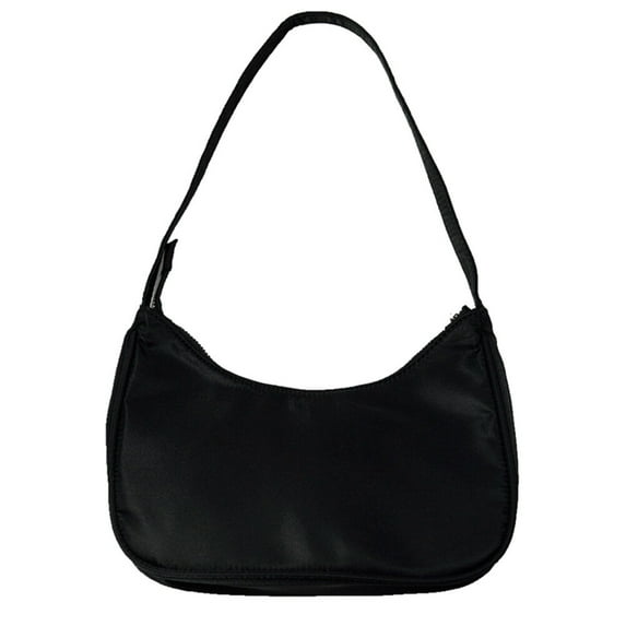 1pc Portable Fashion Armpit Bag Woman Hand Bag Stylish Shoulder Pouch (Black)