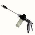 thumbnail image 1 of 1pc Portable High-Pressure Hose Spray Gun with 3/4" and 1/2" Quick Connect Adapters, Adjustable Thick Rod Spray, Multi-Functional Garden Hose Nozzle|Spray Pattern | Durable Plastic Construction, 1 of 11