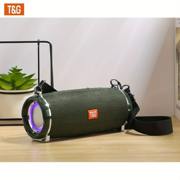 TG192 2400mAh Outdoor Wireless Speaker | IPX4 Waterproof | Portable with Color-Changing LED | for School/Family/Party/Picnic | Loud Sound, Long Battery Life | Birthday Gift & Outdoor Essential