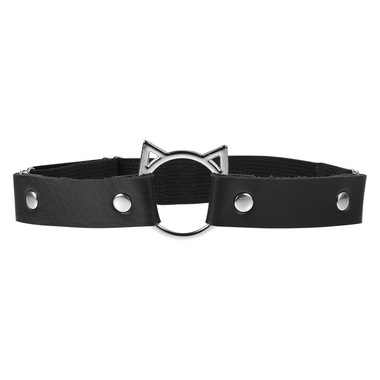 1pc Practical PU Socks Leg Ring Belts Adjustable Women Stockings