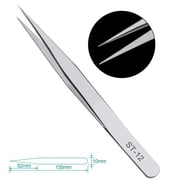 1pc Precision Stainless Steel Anti-static Tweezers Electronic Phone Repair Tool
