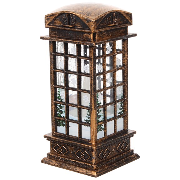 1pc Pretty Small Wind Lanterns Desktop Ornaments Cozy Christmas Party Supplies