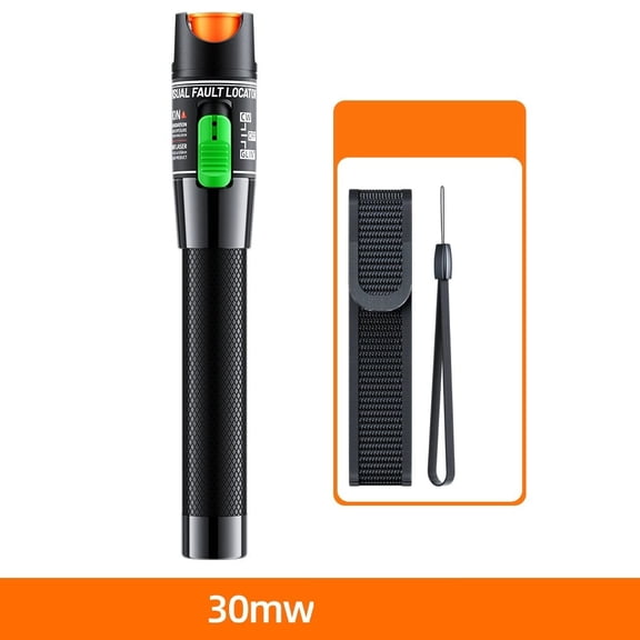 1pc Professional Visual Fault Locator Fiber Optic Tester Singlemode FC/LC Adapters | for Fiber Optic Cable Maintenance, Network Installation & Repair