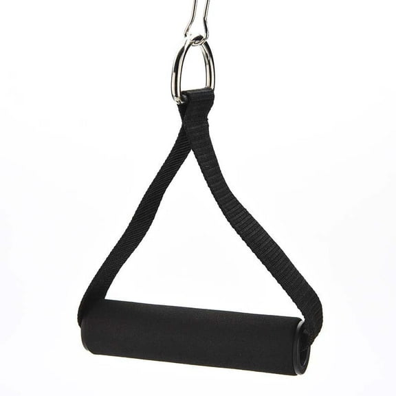 1pc Pulldown Tricep Rope Cable Handle V Bar Dip Resistance Multi-Gym Training