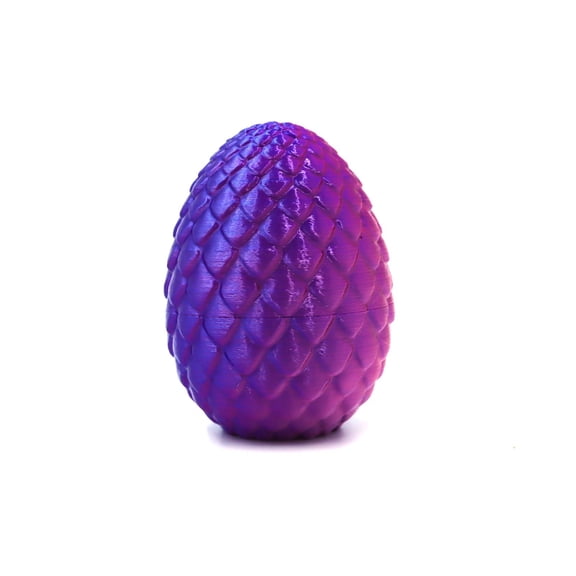 1pc Purple Size: 6*6*9cm 3D Printed Viper Dragon Egg Jointed Snake