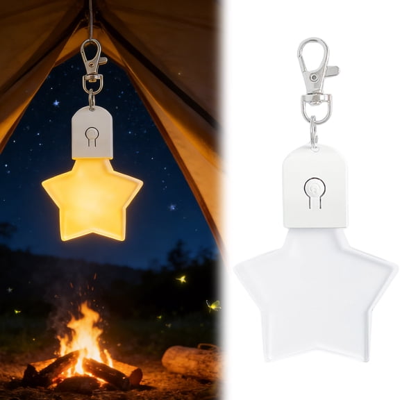 1pc Purse Light, Handbag Light Five-pointed Star LED, Sensor Activated Handbag Lamp, Glowing Purse Hangable Night Lights, Sensor Touch Backpack Glow Lights for Women, Teens, Adults (Battery)