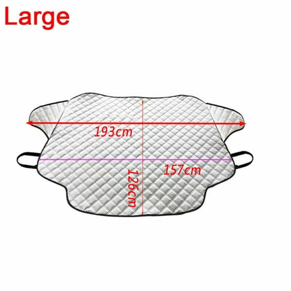 1pc Quality Silver Magnetic Car Windshield Snow-Cover Winter Ice Frost Guard Sun Shade Protector Accessories For Vehicles