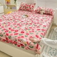 1pc Queen Bed sheets with Elastic Band Adjusted Bed Cover Queen/King