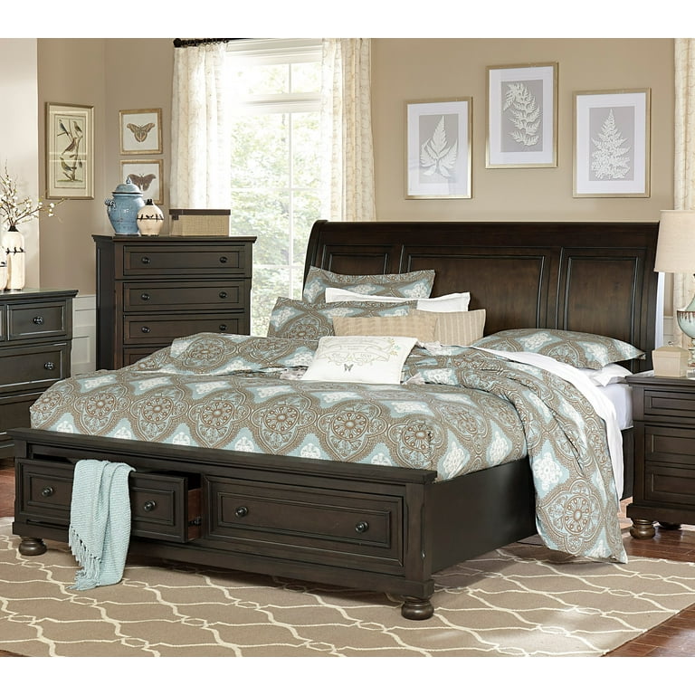 B55178 Ashley Furniture King Platform Bed With Storage, 45 OFF