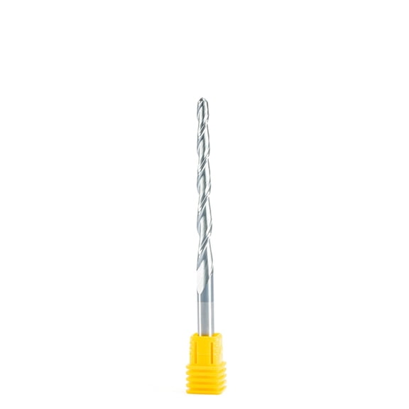 1pc R2.0*D6*60*100L*2F Tungsten Carbide Tapered Ball Nose End Mill CNC Engraving Carving Router Bits Milling Cutter Wood Metal