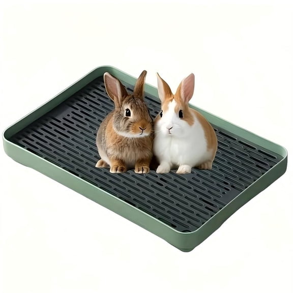 1pc Rabbit Litter Box Small Pet Toilet Tray Bunnie Corner Toilet Box For Ferret Hamster Dragon Cat Guinea Pig Dutch Pig Supplies