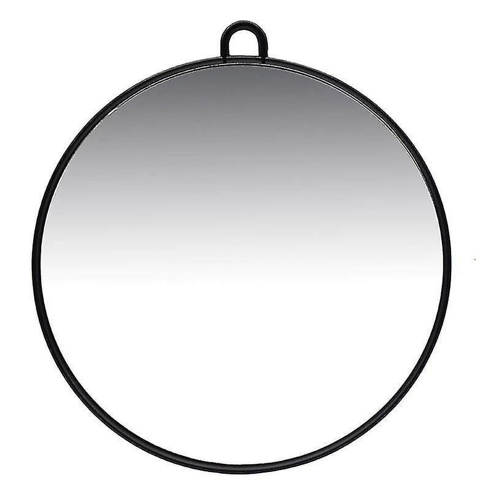 1pc Rear View Makeup Mirrors Round Rear View Barber Mirrors For Home