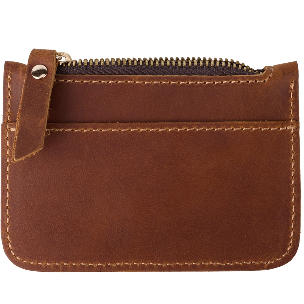 1pc Rectangle Leather Credit Card Wallets for Women Men Coin Purse with ...