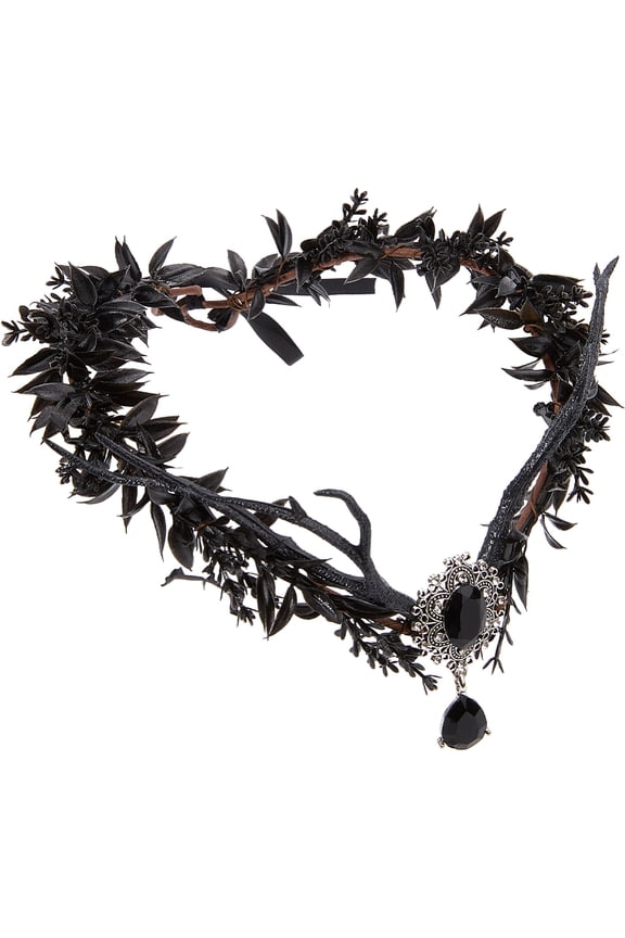 1pc Resin Headbands with Alloy Findings Teardrop 560mm