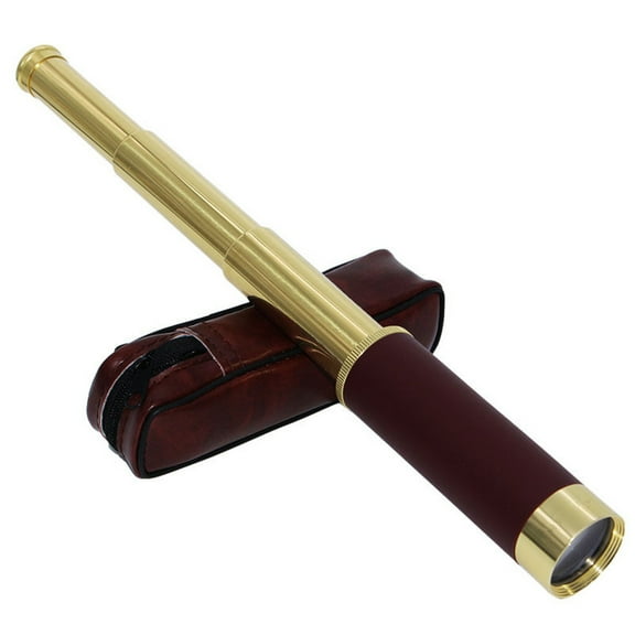 1pc Retro Pirate Telescope Zoomable 25x30 Pocket Monocular Portable Captain Spyglass