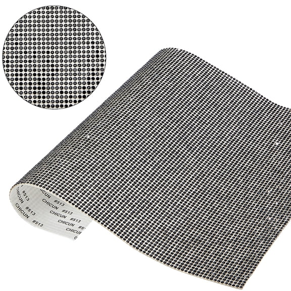 1pc Rhinestone Sticker Rectangle Jet 240x200x1.7mm