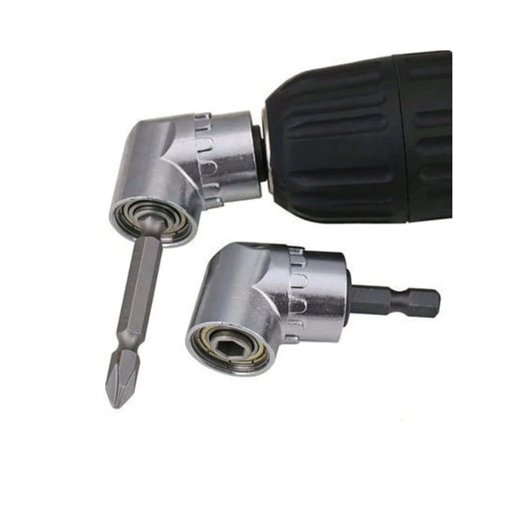 1pc Right Angle Drill Driver 105 Degree Right Angle Drill Attachment Power Screwdriver Drill Adapter For Tight Spaces Home Decoration