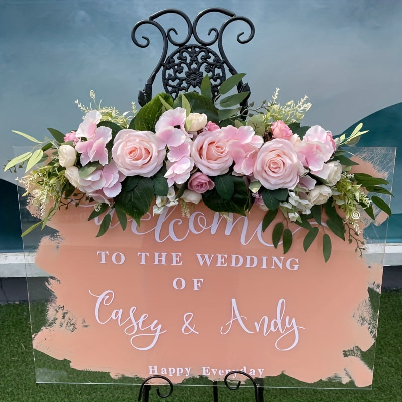 1pc Rose Wedding Arch Flowers Artificial Flowers Fake Flowers