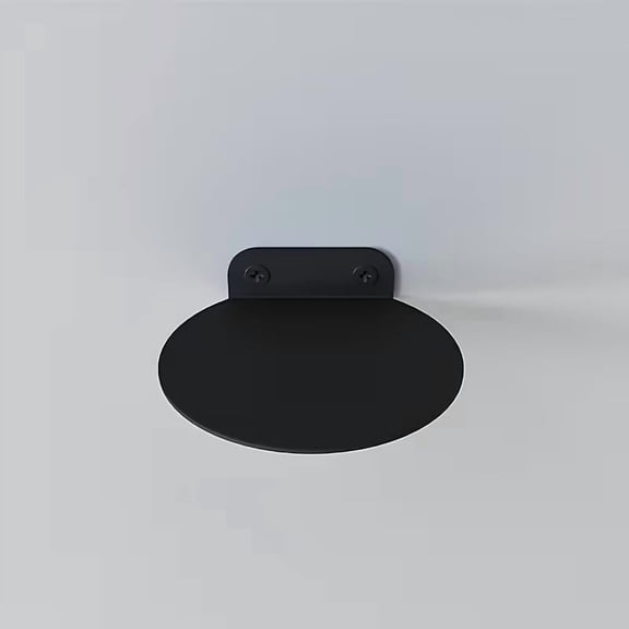1pc Round Floating Corner Shelf - Stylish Wall-Mounted Storage Solution for Indoor Decor