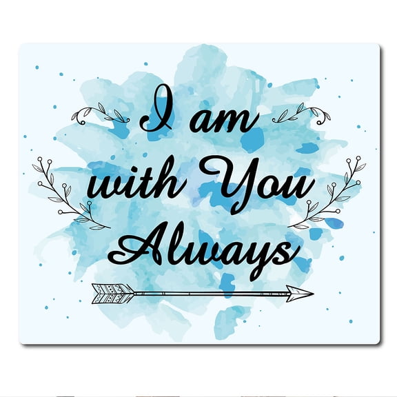 1pc Rubber with Cloth Mouse Pad Customization Mouse Pad Rectangle Letter Pattern 20x24x0.3cm