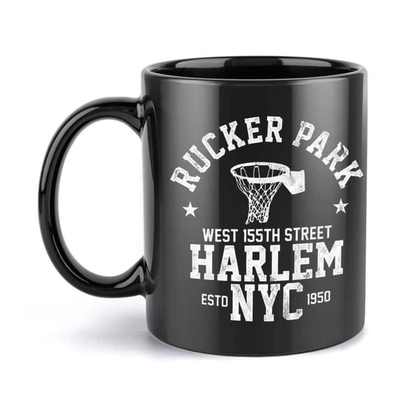 1pc Rucker Park Ceramic Mug 11oz Hand Wash Only Reusable Multipurpose with Basketball Hoop Design Ideal Office Family Party Wedding Christmas Gifts Coffee Cup Sporty Mug Ceramic Mug