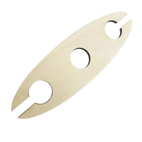 1pc Rustic Wooden Wine Bottle and Glass Holder Set - Outdoor Holiday Wine Rack with Compact Design for Entertaining and Storage - A