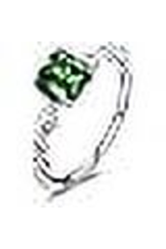 1pc S925 Sterling Silver Women's Fashion simple niche sparkling bright 7*7mm princess cutting stone wedding ring