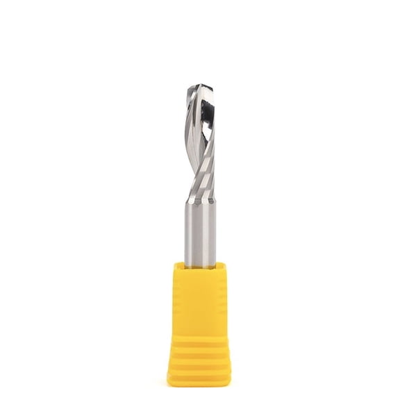 1pc SHK 5mm CEL 22mm Single CNC Router Bits One Flute Spiral End Mills Carbide Milling Cutter Spiral PVC Wood Acrylic Cutter