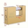 1pc of Sand Yellow Rectangular Lock, a Rectangular Padlock with a ...