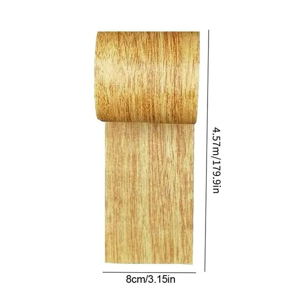 1pc Self-Adhesive Wood Grain Repair Patch Wood Grain Floor and Furniture Tape