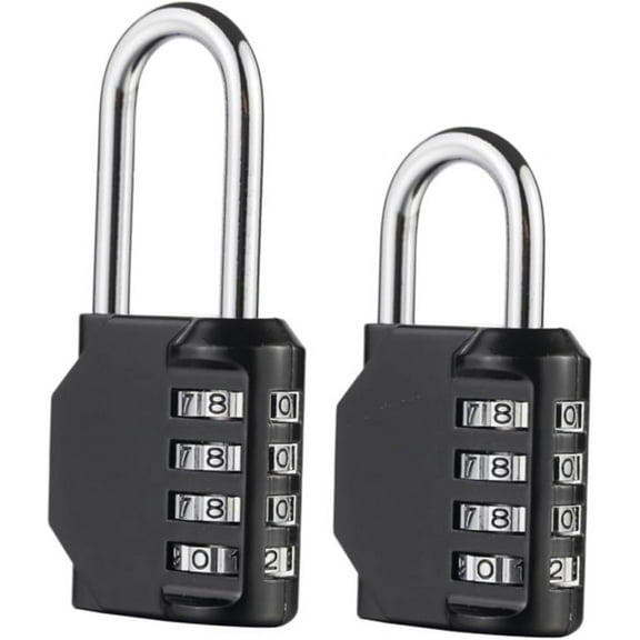 1pc Shackle Lock Outdoor 4 Numbers Outdoor Lock Locks for Outdoor Locks with Code Dial Number Lock Locker Lock Padlock for Locker Suitcase Lock Combination Aldult