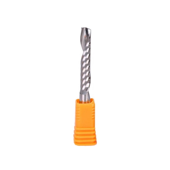 1pc Shank 5/6/8mm Single Flute CNC Router Bits One Flute Spiral End Mills Carbide Milling Cutter Spiral Cutter