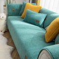 1pc Sherpa Fleece Sofa Cover Slipcover for Livingroom Super Soft Warm